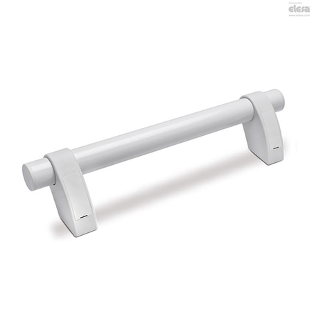 ELESA Alum tube, coating and handle shanks, white, M.1053 P/30-695-CLEAN M.1053-P-CLEAN